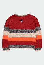 Cargar imagen en el visor de la galería, Suéter Rojo Rayas
