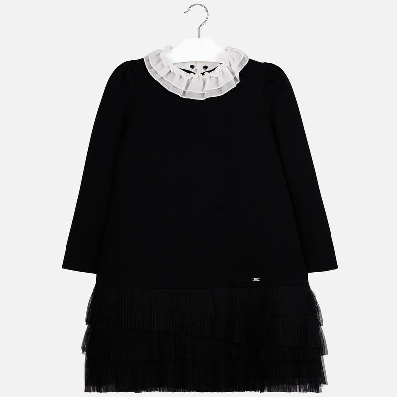 Vestido Negro Corazón Falda Tul