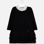 Cargar imagen en el visor de la galería, Vestido Negro Corazón Falda Tul
