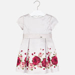 Cargar imagen en el visor de la galería, Vestido Gris Rosas
