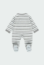 Cargar imagen en el visor de la galería, Mameluco Rayas Pingüinos
