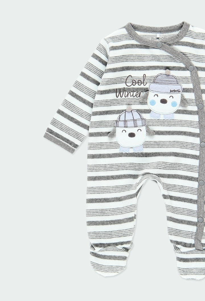 Mameluco Rayas Pingüinos