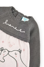 Cargar imagen en el visor de la galería, Vestido Rosa Gris Ardillas
