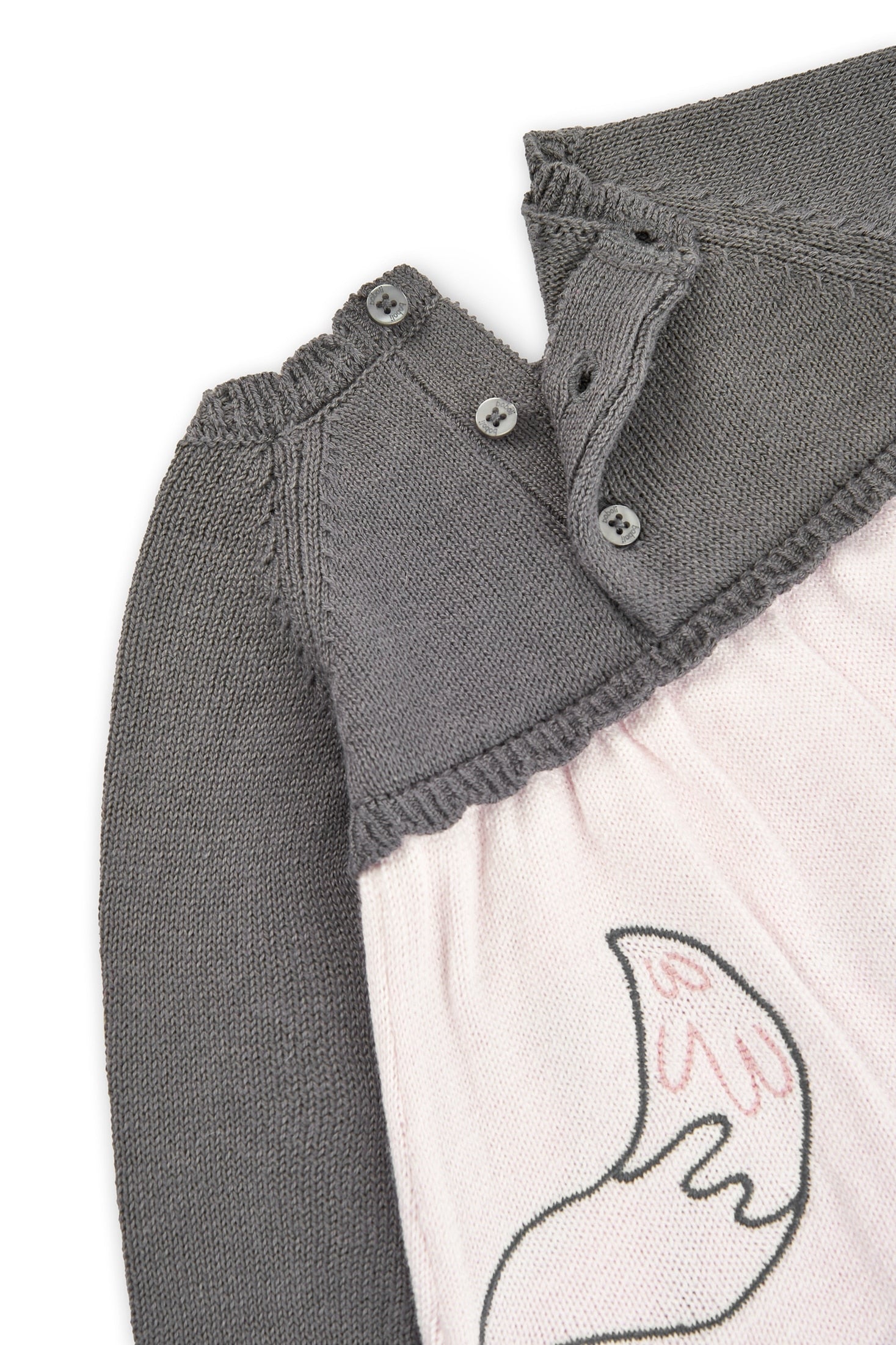 Vestido Rosa Gris Ardillas