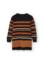 Cargar imagen en el visor de la galería, Vestido Rayas Negro Cobre
